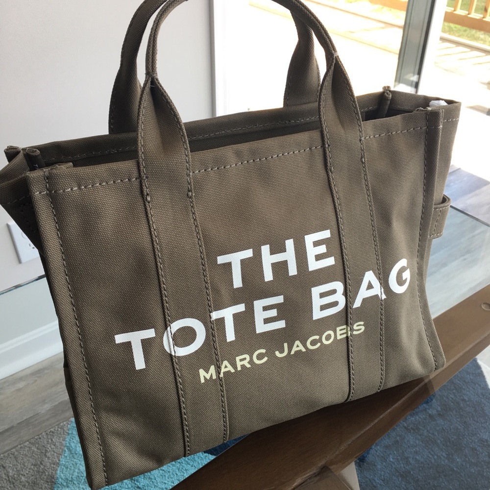 MARC JACOBS tote bag, slate green